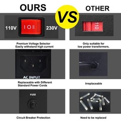 5000W Voltage Converter Transformer Step Up 110V-120V to220V-240V or Step Down 2