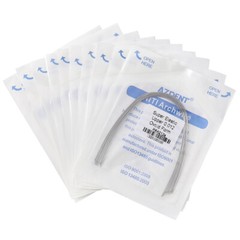 AZDENT Dental Orthodontic Super Elastic Niti Arch Wires Round Ovoid/Natural Form