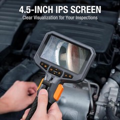 Two-Way Articulating Borescope Teslong Industrial Endoscope Inspection Camera