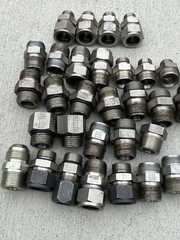 Lot Of 32 Pieces Mixed Style SSP Stainless Steel Fittings Comes As Shown