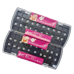 Dental Orthodontic Ceramic Bracket Braces Roth MBT 0.022/ 018 Hooks 3 4 5