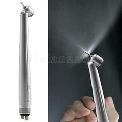 Dental 45° LED High Speed Handpiece 2/4Holes /White Stone/Silicone Polishing Bur