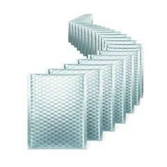Any Size Color MATTE METALLIC Poly Bubble Mailers Mailing Padded Envelopes