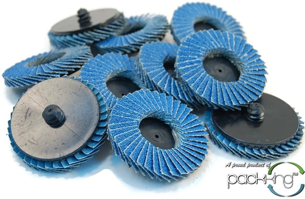 (10pk) 2″ Inch Flap Sanding Disc Type R Quick Change Twist Lock (CHOOSE GRIT!)