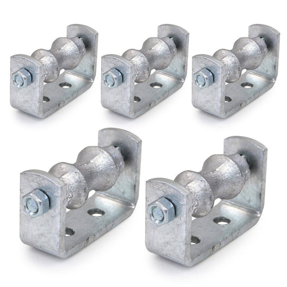 5 Pack 2″in-14″in of Galvanized Steel Hot Dipped Pipe Roller Chair Pipe Hanger
