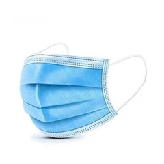 Dual Fit, Pleated, Ear-Loop Face Masks , 50 PACK (FAST SHIPPING)
