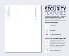 2500 High Security Blank Check Stock Paper – Check on Top – Gold Basketweave