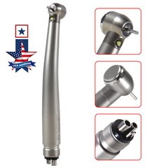 Dental LED E-generator High Speed Handpiece with Light 4 Holes NSK Style Drill