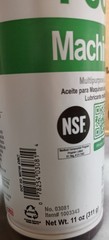 Box Of 12 CRC Food Grade Machine Oil 03081 11 Oz Each