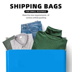 Blue Poly Mailers Shipping Bags – 6×9 7.5×10.5 9×12 10×13 12×15.5 14.5×19 24×24