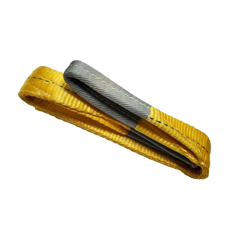 1 Pack Heavy Duty 2-Ply 2″ x 9ft Polyester Web Sling Lifting Strap WLL 6200 lbs