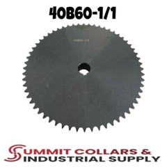 #40 Roller Chain Sprocket B Type 1″ Bore 60 Tooth 40B60-1/1