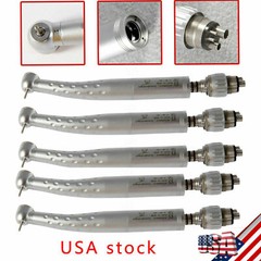 5 Yabangbang Dental High Speed Handpiece Big Turbine with 4 Holes Coupler swivel