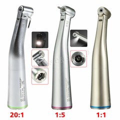 Dental 1:5/ 1:4.2/ 20:1/ 1:1 LED Fiber Optic Contra Angle fit NSK Electric Qa