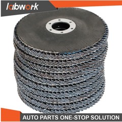 Labwork Premium Zirconia Flap Disc Sanding Grinding 100Pcs 4-1/2″ X 7/8″ 40 Grit