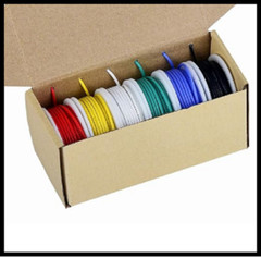 18awg Electronic Wire Kit,Flexible Silicone Wire 6 Color 18 Gauge Hook Up