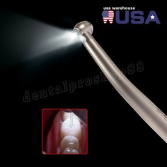 Dental Fiber Optic E-generator LED High Speed Handpiece Internal 3 Spray 4 Hole