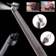 NSK Style Dental LED 45° Degree Surgical High Speed Handpiece Push Button 4 Hole