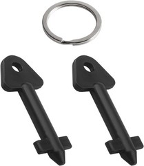 Dispenser Key for Kimberly Clark Cross Key 770767, Dispenser Cross Key for JRT J