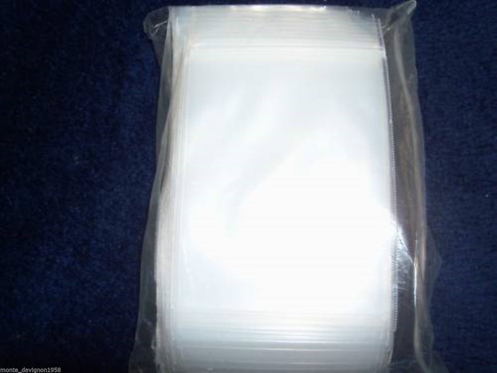 100 3″x5″ recloseable zip bags 2mil