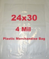 10 Large Plastic Bags 24”x 30” Extra Thick 4 Mil Storage Bags 24×30
