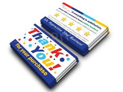 for eBay Seller Thank You Cards Your Purchase Order Notes Sets 50 250 500 1000