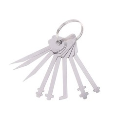 14 In 1 Comb Set Stainless Steel Lock Repair Tool Bypass Locksmith Tools