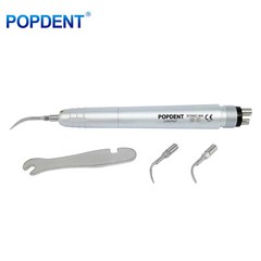 Dental Ultrasonic Air Perio Scaler Handpiece Hygienist 2 4-Holes 3 Tips POPDENT