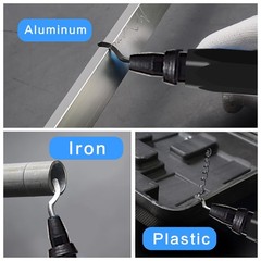 Deburring Tool Set 11PCS HSS Rotary Blades with Black Handle for Metal PVC Resin