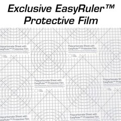 Polycarbonate Clear Plastic Sheet 12″ X 18″ X 0.0625″ 1/16″ Exact, EasyRuler …
