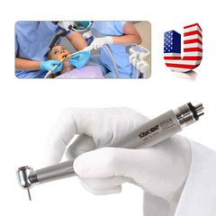 SANDENT Standard Head Dental Air Turbine High Speed Push Button Handpiece 4 Hole
