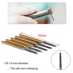 Dental Endo-Z Bur Carbide Tungsten Surgical Cutter Drill Burr 1.0*25mm 5pcs/pack