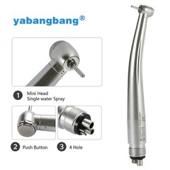 Dental High Speed Handpiece Small Mini Head Turbine 4 Hole Fit NSK