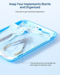 JMU Self Sealing Sterilization Pouches Dual Indicator, Size 3.5″x6.5″ 200pcs/box