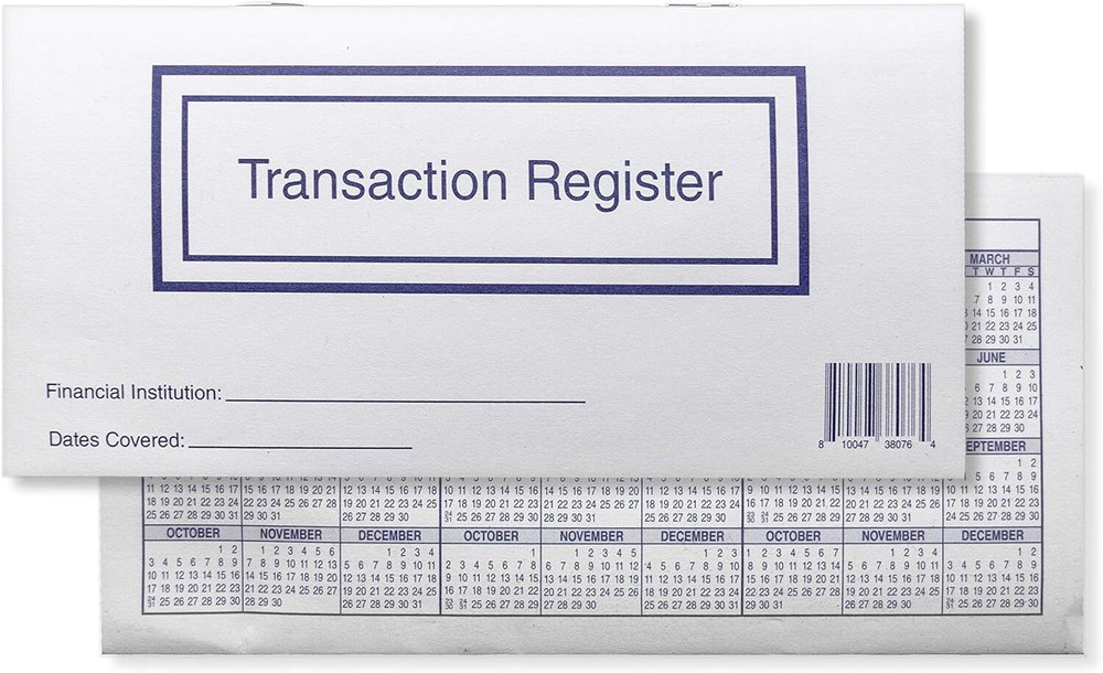 20 Pack Checkbook Registers for Personal Checkbook , Transaction Ledger 2024
