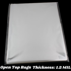 10×13 CLEAR BAGS Large Plastic Packaging Top Open Flat Packing T-Shirt Apparel