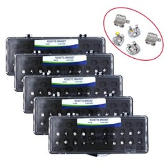 5×Dental Orthodontic Ricketts Bracket Braces Roth 018 3-4-5 Hooks 20PCS/Kit