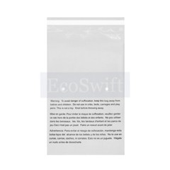 1-10000 12×17 EcoSwift Self Seal Suffocation Warning Clear Poly Bags Free Ship
