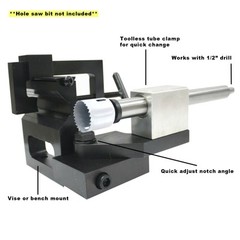 New Pipe & Tube Notcher 3/4″ – 3″ Fabrication Tubing Notcher Industrial