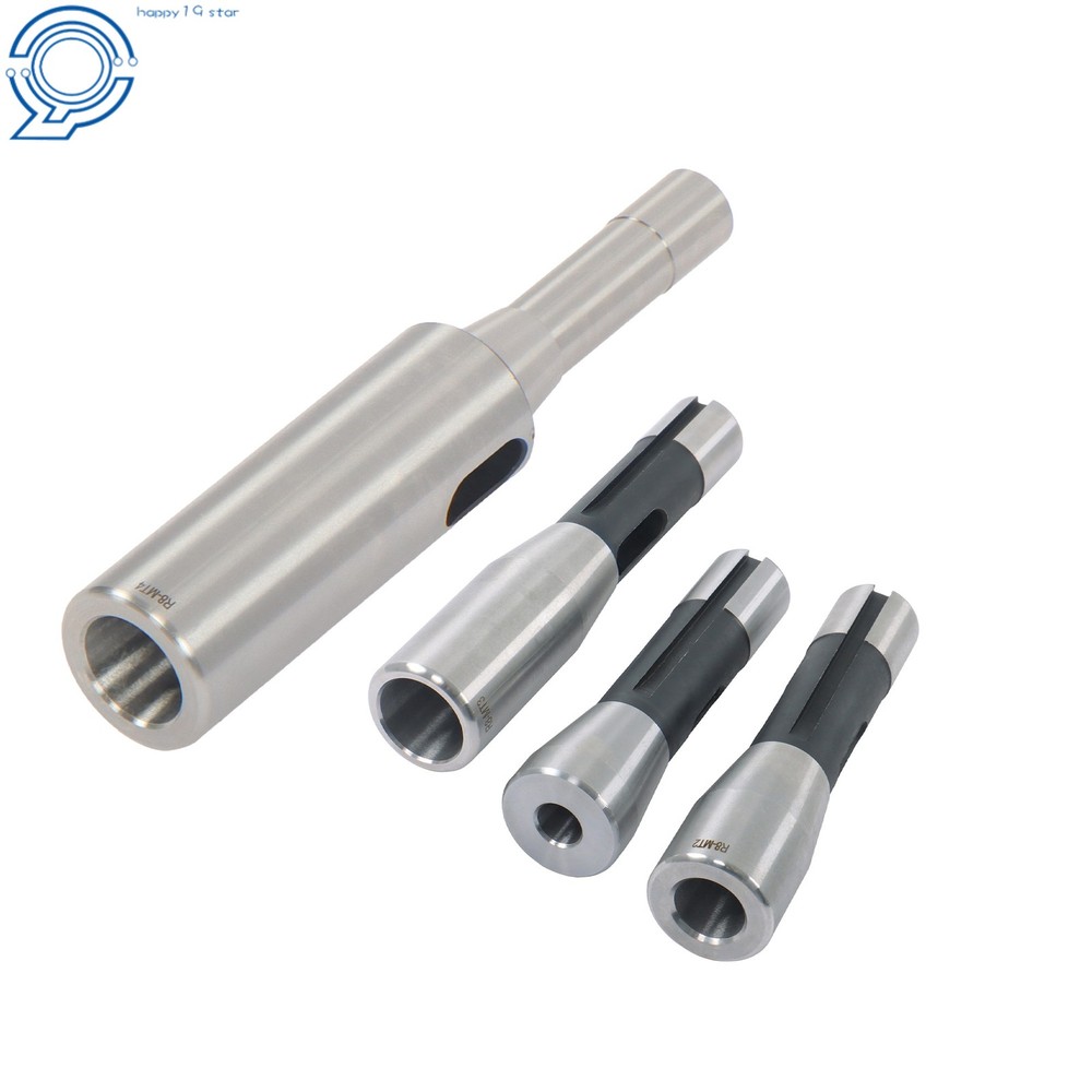 4pc R8 to Morse Taper Adapters 1MT 2MT 3MT 4MT Sleeve Kit