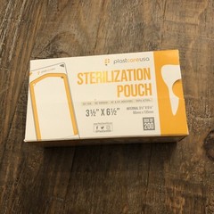 Box of 200 Plastcare USA 3.5″ x 6.5” Self Seal Sterilization Pouches