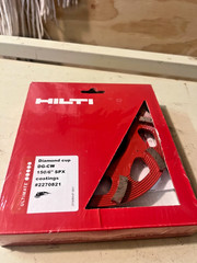 NEW-Hilti-Cup Wheel, Diamond cup DG-CW 150/6in SPX Coatings #2270821