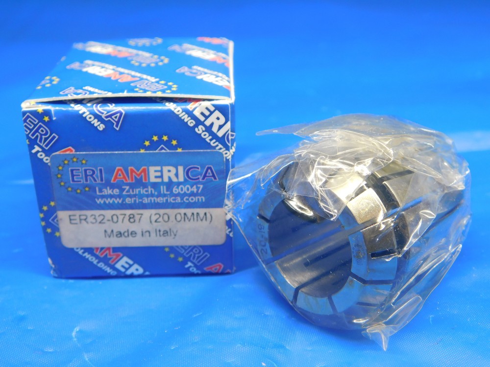 NEW ERI AMERICA ER32 COLLET ER32-0787 SIZE 20mm ER 32 ER-32 20.0 CNC PRECISION