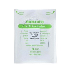 30×Dental Orthodontic Niti Rectangular Arch Wires Tooth Color Coated 14×25Upper