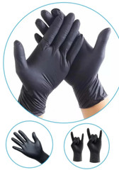 GP Craft Black Nitrile Gloves – 1,000 Count, Latex-Free, Powder-Free, 5Mil Thick