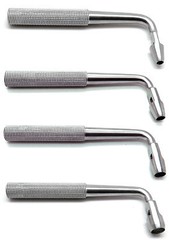 Dental Tissue Punch Curved 4mm, 5mm, 6mm, 8mm Implant Surgical 4 Pcs Instruments