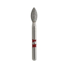 Dental Zirconia Diamond Burs Football Fine Z368/023F FG Bur High Speed Burr Red