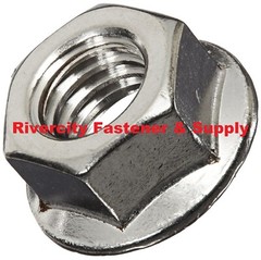 5/16-18 Stainless Hex Serrated Flange Nuts 5/16×18 Nuts 5/16 x 18 Flare Lock Nut