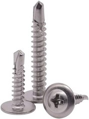 Modified Truss Head #8 x 1/2″ to 3″ Phillips Self Drilling Screws, Zinc