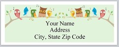 Personalized Address labels Cartoon Birds Singing Buy 3 Get 1 Free (bx 87)